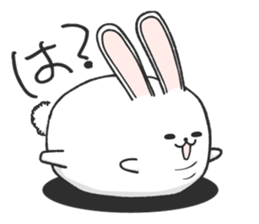 Short leg rabbit sticker #8500582