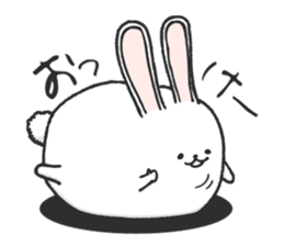 Short leg rabbit sticker #8500585