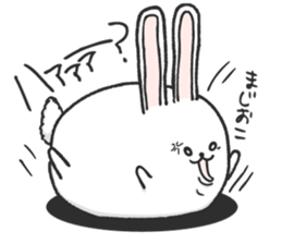 Short leg rabbit sticker #8500586