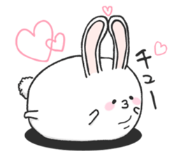 Short leg rabbit sticker #8500590