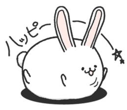 Short leg rabbit sticker #8500592