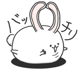 Short leg rabbit sticker #8500595