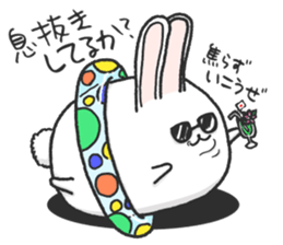 Short leg rabbit sticker #8500599