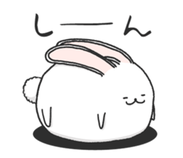Short leg rabbit sticker #8500604