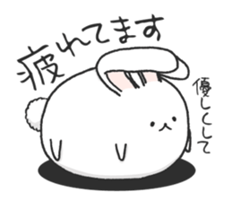 Short leg rabbit sticker #8500607