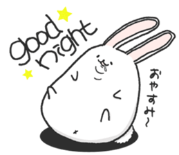 Short leg rabbit sticker #8500610