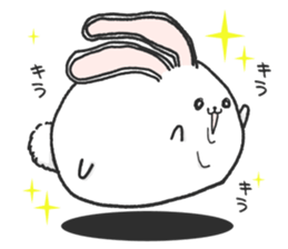 Short leg rabbit sticker #8500613