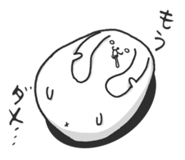 Short leg rabbit sticker #8500615