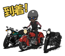 Leisurely rider sticker #8500698