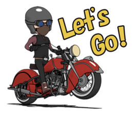 Leisurely rider sticker #8500707