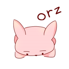 Super ordinary rabbit sticker #8501066