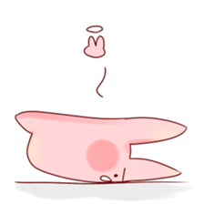 Super ordinary rabbit sticker #8501085