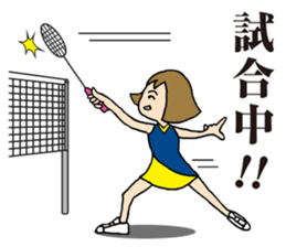 Girl badminton club of the flame Part 2 sticker #8501460