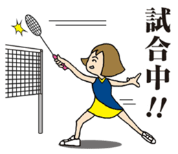Girl badminton club of the flame Part 2 sticker #8501460