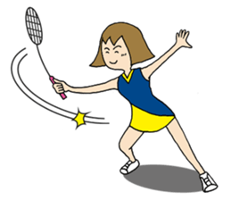 Girl badminton club of the flame Part 2 sticker #8501469