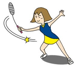 Girl badminton club of the flame Part 2 sticker #8501469