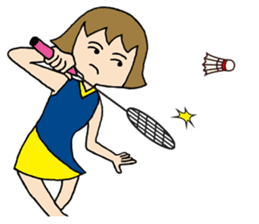 Girl badminton club of the flame Part 2 sticker #8501470