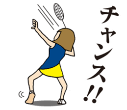 Girl badminton club of the flame Part 2 sticker #8501473