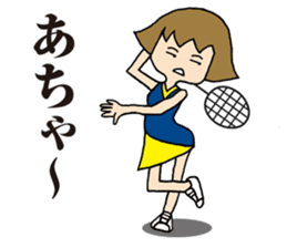 Girl badminton club of the flame Part 2 sticker #8501484