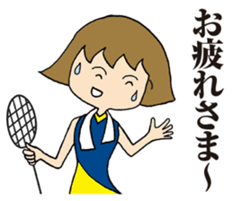 Girl badminton club of the flame Part 2 sticker #8501496