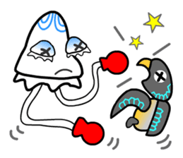 Space Jellyfish CRUNCHY - 2 sticker #8501821