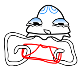 Space Jellyfish CRUNCHY - 2 sticker #8501822