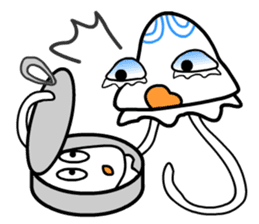 Space Jellyfish CRUNCHY - 2 sticker #8501823