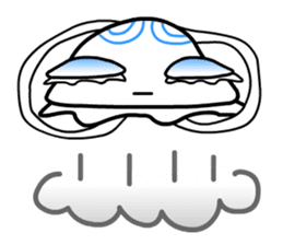 Space Jellyfish CRUNCHY - 2 sticker #8501828