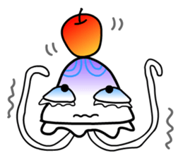 Space Jellyfish CRUNCHY - 2 sticker #8501829