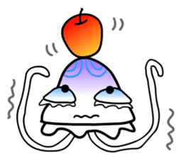 Space Jellyfish CRUNCHY - 2 sticker #8501829