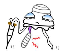 Space Jellyfish CRUNCHY - 2 sticker #8501832