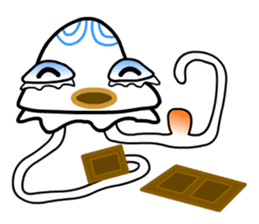 Space Jellyfish CRUNCHY - 2 sticker #8501833