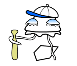 Space Jellyfish CRUNCHY - 2 sticker #8501834