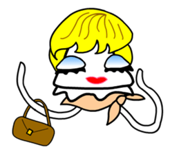 Space Jellyfish CRUNCHY - 2 sticker #8501835