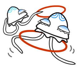 Space Jellyfish CRUNCHY - 2 sticker #8501841