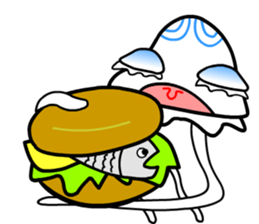 Space Jellyfish CRUNCHY - 2 sticker #8501845