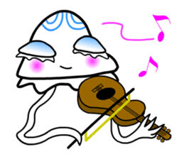 Space Jellyfish CRUNCHY - 2 sticker #8501847