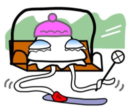 Space Jellyfish CRUNCHY - 2 sticker #8501849