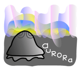 Space Jellyfish CRUNCHY - 2 sticker #8501854