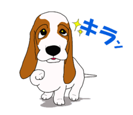 Basset hound 2 sticker #8502783