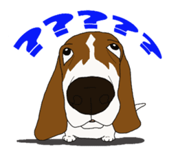 Basset hound 2 sticker #8502790