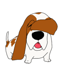 Basset hound 2 sticker #8502791