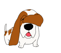Basset hound 2 sticker #8502791