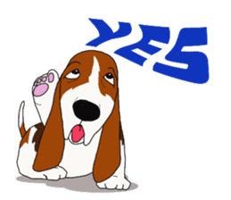 Basset hound 2 sticker #8502792