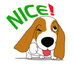 Basset hound 2 sticker #8502793