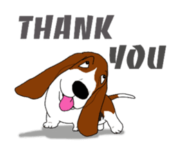 Basset hound 2 sticker #8502797