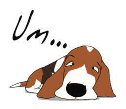 Basset hound 2 sticker #8502801