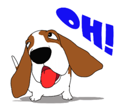 Basset hound 2 sticker #8502802
