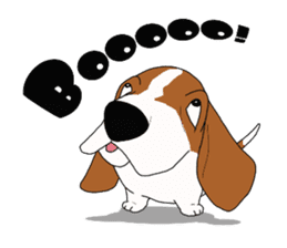 Basset hound 2 sticker #8502805