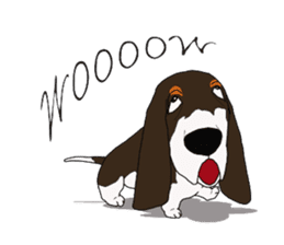 Basset hound 2 sticker #8502807